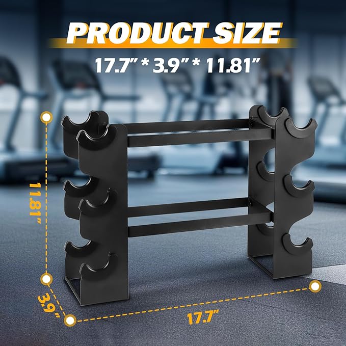 Small Dumbbell Rack Stand Only - Iron Weight Stand Holder Storage for Dumbbells