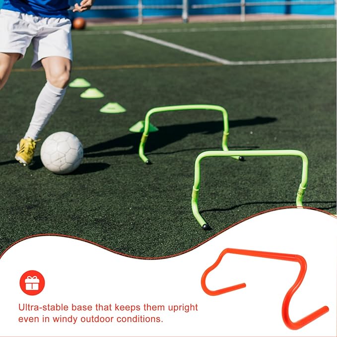 ibasenice 1pc Stable Hurdles for Outdoor Fitness Soccer Training Agility Speed Ladder