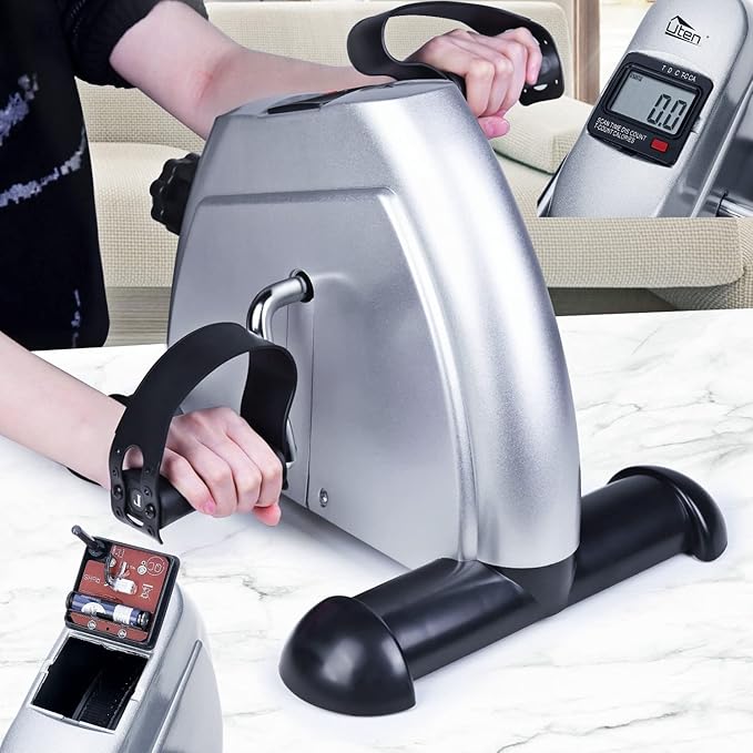 Mini Exercise Bike, Uten Under Desk Bike Pedal Exerciser, Peddler Exerciser
