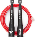 Elite Jumps Boxer 3.0 Jump Rope – Professional Boxing Workout Equipment | Tangle-Free PVC Skipping Rope with Smooth Action Handles | Slip-Resistant Grips for Fitness & Cardio Training