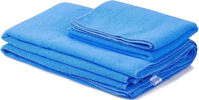 BalanceFrom 7-Piece Yoga Set with 71x24x0.5 Inches Extra Thick Mat and Carrying Sling – Includes 2 Blocks, Stretch Strap, 2 Towels, and Knee Pad for Home, Studio, and Gym Workouts