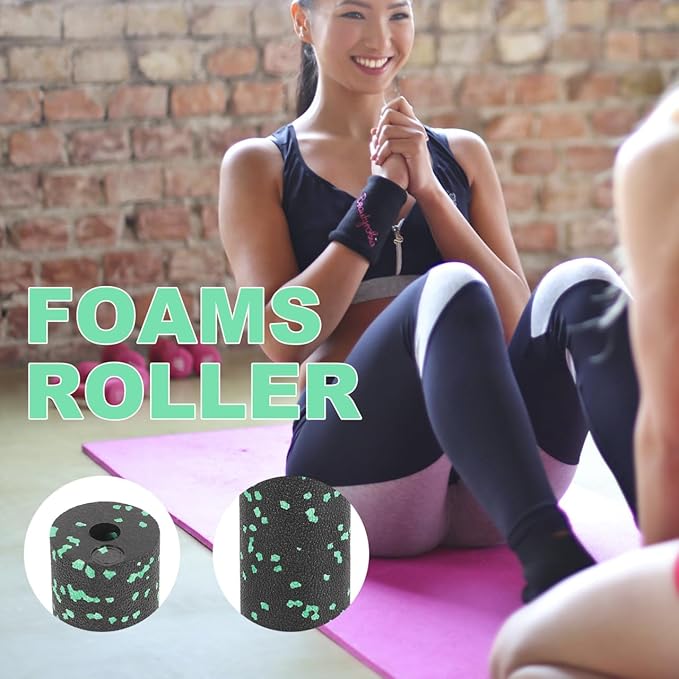 Mini Roller 5.9 Inch Portable Muscle Massage Roller for Fitness Post-Workout Recovery and Travel Muscle Relaxation