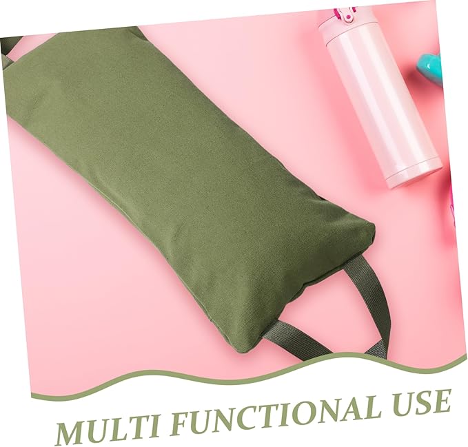 VANZACK Exercise Sandbag for Fitness Canvas Weight Training Pouch for Leg and Yoga Workouts Portable Design Empty Sandbag for Home and Gym Use