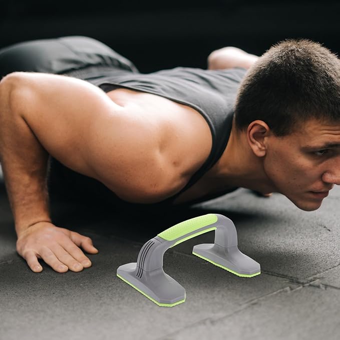 OUNONA Push up Bars Strength Training Pushup Stands Non-slip Plastic Handles for Home Workout Fitness Equipment for Men Women Portable Calisthenics Support