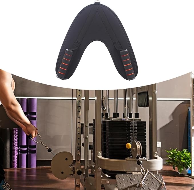 Ab Crunch Harness Exercise Cable Machine Attachment Core Muscle Training Men and Women Gym Accessories Back Exercise Strap