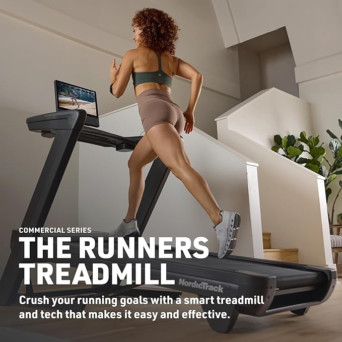 NordicTrack Commercial Series: Premium Foldable Treadmills, Incline & Decline, iFIT Membership Required to Access iFIT Content & Features