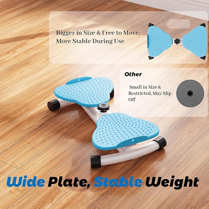 Exercise Twist Boards,Waist Twister Machine Exercise,Balance Board for Foot Massage and Weight Loss(Pink)