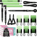 Pilates Bar Kit with Resistance Bands, Multifunctional Pilates Bar for Women & Men with Heavy-Duty Metal Adjustment Buckle, Pilates Home Equipment for Full BodyWorkouts