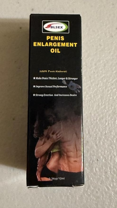 Men's Massage Oil – Natural with Herbal Extracts – 10ml Natural Male Enhancement