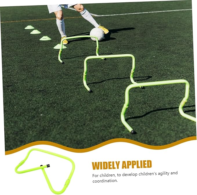 POPETPOP Convenient Agility Hurdles Training Obstacles for Boys and Girls Speed Hurdles for Football Practice Coordination and Balance