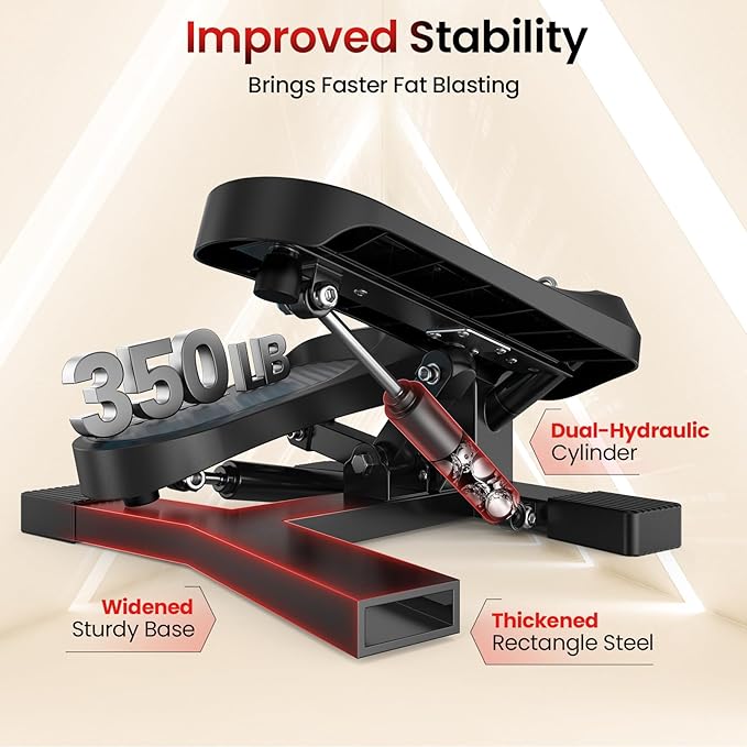 FLYBIRD Vibration Plate Exercise Machine & Stair Stepper for Exercise