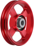 Hemoton Fitness Pulley Wheel Aluminum Alloy Metal Home Gym Pulley for Strength Training Equipment Attachment Cable Workout