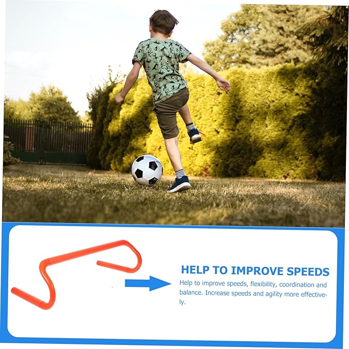 Agility Speed Hurdle Training Equipment for Boy Girl Portable High Hurdles for Soccer and Football Practice for Developing Skills and Agility Young Athletes