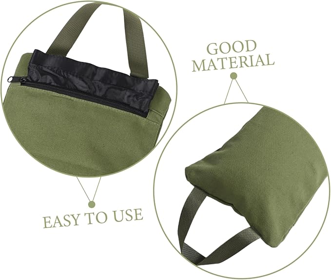 VICASKY Empty Exercise Bag Canvas Weightlifting Sandbag for Yoga Fitness Leg Slimming Holding Bag for Sports
