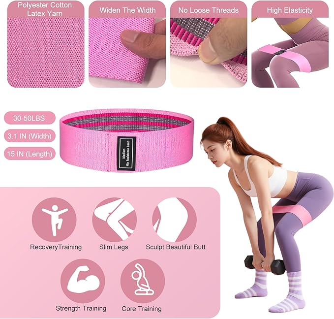 Keria Thigh Trainer Thigh Exerciser Adjustable Resistance Hip Trainer, Inner Thigh Exercise,Pelvic Floor Muscle Kegel Exerciser for Women with Resistance Band