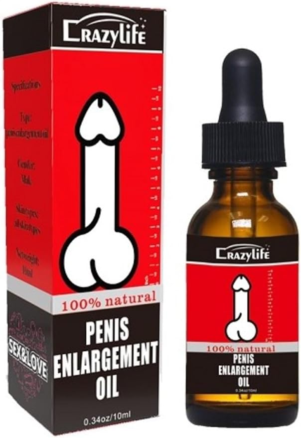 Massage Oil for Men, Male Enlarge Herbal CrazyLife Enlargement for Men 10ML