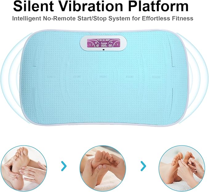 Full Body Vibration Platform Crazy Fitness Massage 10-Frequency Weight Loss & Fat Burner Shaking Machine for Unisex