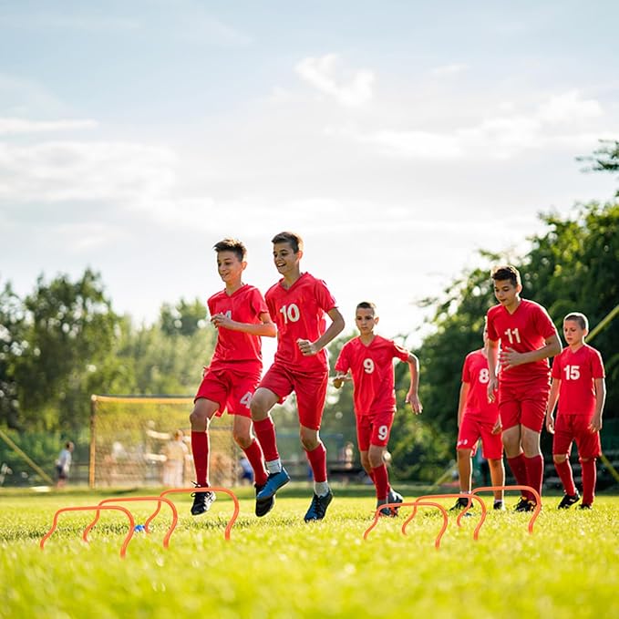 YARNOW 5pcs Outdoor Football Training Hurdles Agility Jumping Equipment for Enhanced Speed Drills and Skill Development