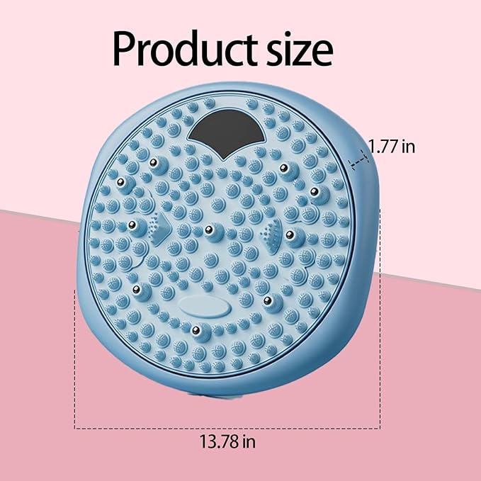 Core Abs Twister Acupressure Plate,Waist Sculptor Foot Mat Massagetwister Board,For Core Ab Exercise - Waist Twisting Disc Twist Board for Slimming Workout with Magnets Reflexology