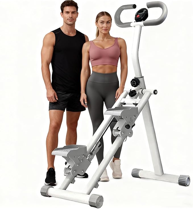 Steppers for Exercise at Home, Vertical Climber Workout Machine, Stair Climber for Full Body Workout with Adjustable Handlebar, Perfect for Women Men