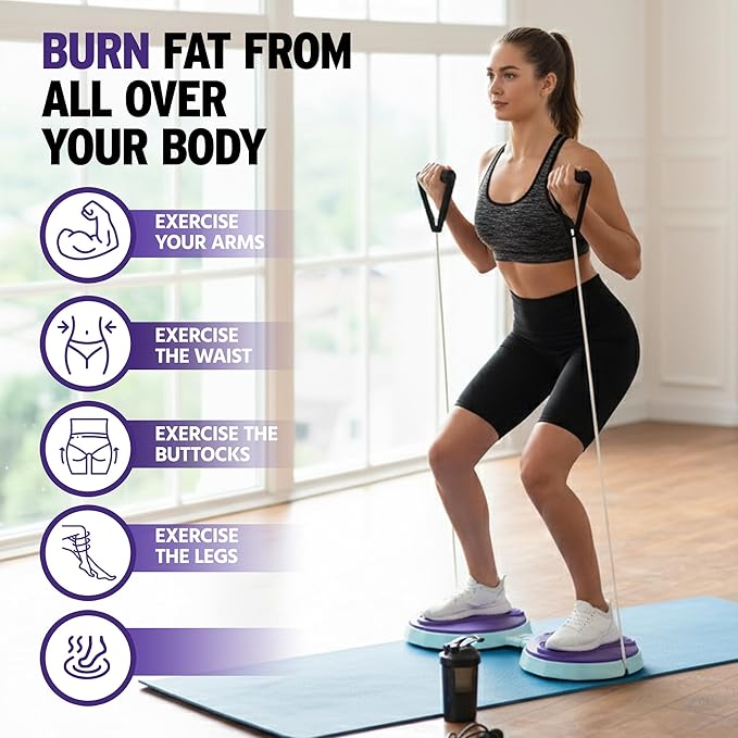 Waist Twister Machine Exercise Tool, Ab Twister Board with the Smart LED Digital Monitor, Noiseless Ab Twister for Home Gym Equipment