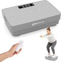 Goplus Vibration Plate Exercise Machine, Vibrating Platform for Lymphatic Drainage w/Remote, LED Display, Home Workout Full Body Shake Board for Weight Loss