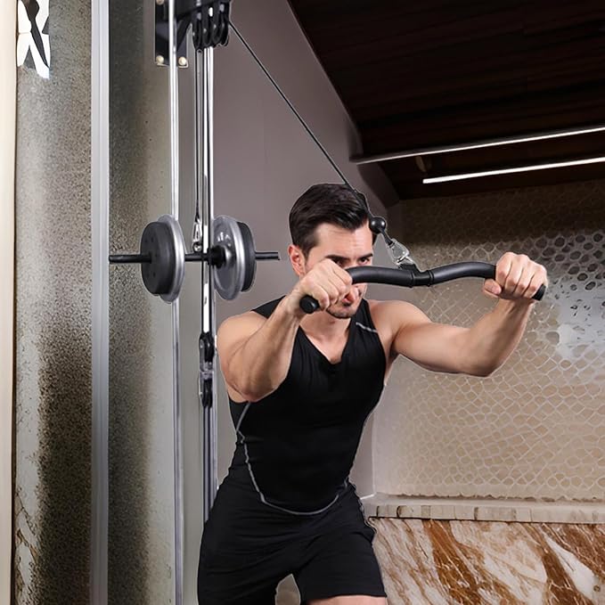 Pull Down Handle Comfortable Grip Ergonomic Gym Handle Fitness Equipment for Arm Back Shoulder Strength Training Tricep Rope Attachment