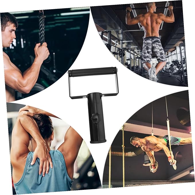 Totority 1pc Bar Row Attachment Non- Barbell Handle for Strength Training Heavy Duty Fitness Grip for Home Gym Core Workout Equipment Comfortable and Design