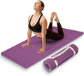 Extra Thick 12mm Exercise Mat – Non-Slip, Joint-Friendly & Cushioned Fitness Mat for Yoga, Pilates & Floor Workouts – Durable, Supportive & Includes Feetlu Classic Strap