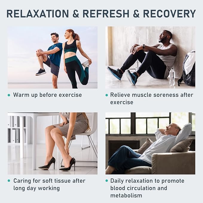QUINEAR Air Compression Recovery System, Professional Sequential Device for Massage Therapy, Foot and Leg Recovery Boots to Improve Circulation for Athletes, FSA-HSA Eligible (Large)