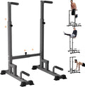 Dip Bar Attachment for 2"x2" Squat Rack, Heavy Duty Power Rack Attachment with 5/8" or 1" Hole