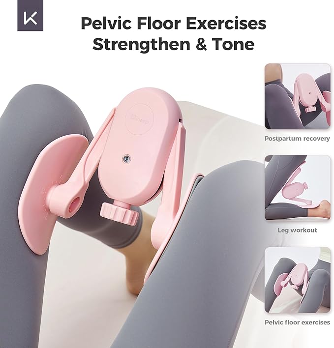 Keep Thigh Master & Inner Thigh Exerciser for Women, 360° Rotatable Leg Workout Equipment, Adjustable Arm and Hip Trainer with Non-Slip TPE Pads for Home Gym Body Toning & Muscle Strength