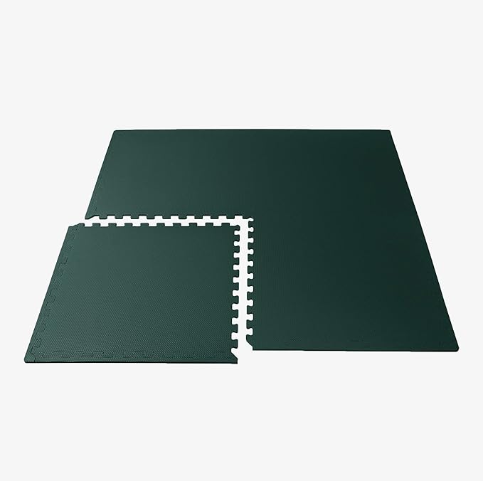 We Sell Mats 3/8" Thick Multipurpose EVA Foam Exercise Floor Mat, Interlocking Tiles, Anti-Fatigue for Home or Gym
