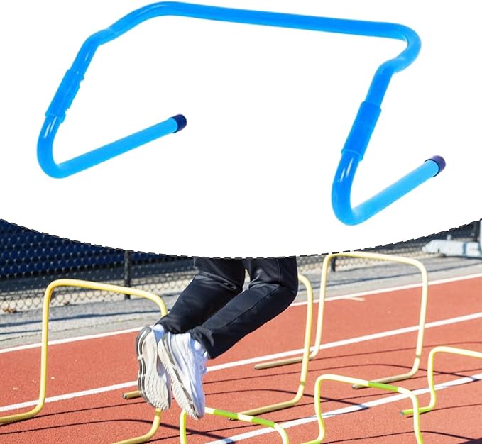 Agility Training Hurdles Improves Strength Practice Speed Endurance Speed and Agility Training Equipment for Obstacle Courses, Blue