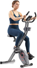 Sunny Health & Fitness Sunny Health & Fitness Smart Folding X-Bike, Portable Compact Exercise Bike for Indoor Cycling Workout, Home Cardio Training Machine, Free SunnyFit App Bluetooth Connect