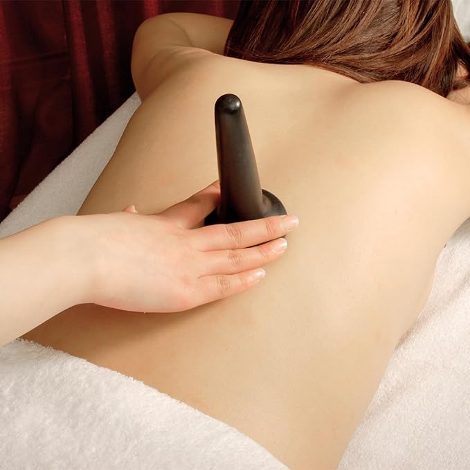 Master Massage TitanGrip Basalt Nail Shape Hot Stone – Therapeutic Tool for Deep Tissue, Trigger Point, and Acupressure Massage for Relaxation and Reflexology (1 Piece)
