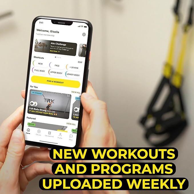 TRX GO Suspension Trainer + TRX Training 6 Month On-Demand Membership