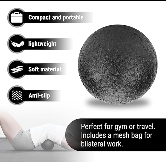 EPP Yoga Foam Release Ball, Deep Tissue Massage Ball, Muscle Trigger Point Tool Myofascial Release Balls for Stress Relief and Recovery (10CM Single Ball)