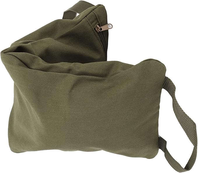 Topyond Sand Bag for Weight Training, Green Yoga Sand Bag with Handle, Yoga Weightlifting, Portable Fillable Yoga Canvas Sandbags for Yoga Weights and Training, Yoga Weight Bag