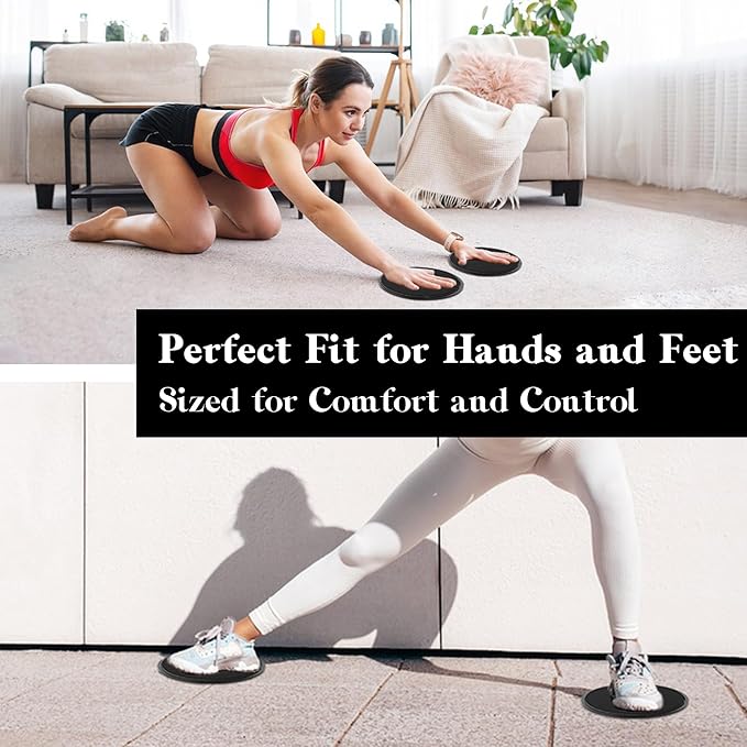 ZILLEEN Exercise Core Sliders for Working Out Workout Pilates Sliders Disc