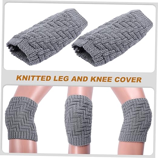 1pair Non-slip Knee Pad Support Protector Thickening Warm Knee Sleeve for Outdoor Home and Office Use Delicate Compression Wrap for Joint Protection and Injury Prevention