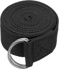 Yoga Strap for Stretching, Athletic Stretch Band with Adjustable Metal D Ring Buckle Yoga Bands