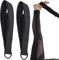 Yoga Pilates Straps Double – Set Of 2 Fitness Stretch Bands, Durable Reinforced Webbing Material, Hand And Foot Design, Secure Grip Support, Flexibility And Strength Training Equipment