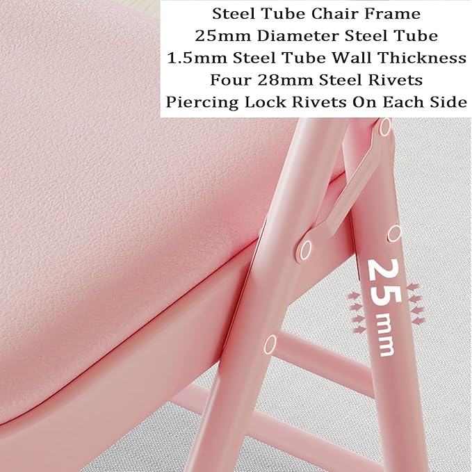 Yoga Chair，Thickened Folding Pilates Inverted,Rounded Corners,for Indoor and Outdoor Studios(Orange)