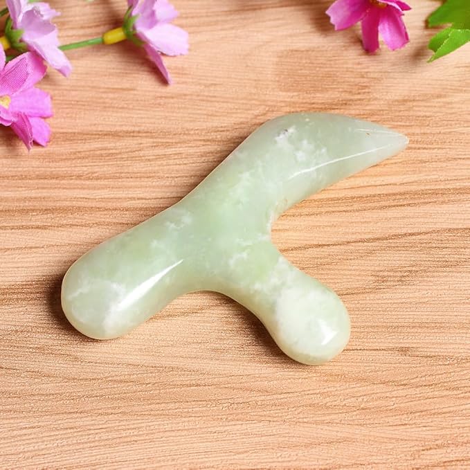 ewinever Ewin24 Natural Jade Foot Massager Acupuncture Point Massage Foot Care Therapeutic Relief Tool