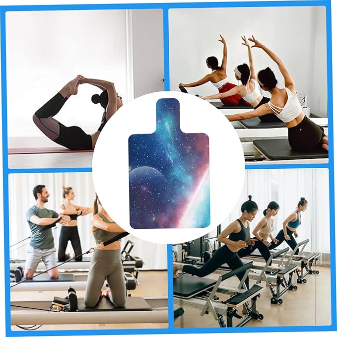 Pilates Mat 39''x24'' Non Slip Pilates Mat Sweat Absorbent Foldable and Portable Exercise Easy to Clean Accessories for Exercising Gym