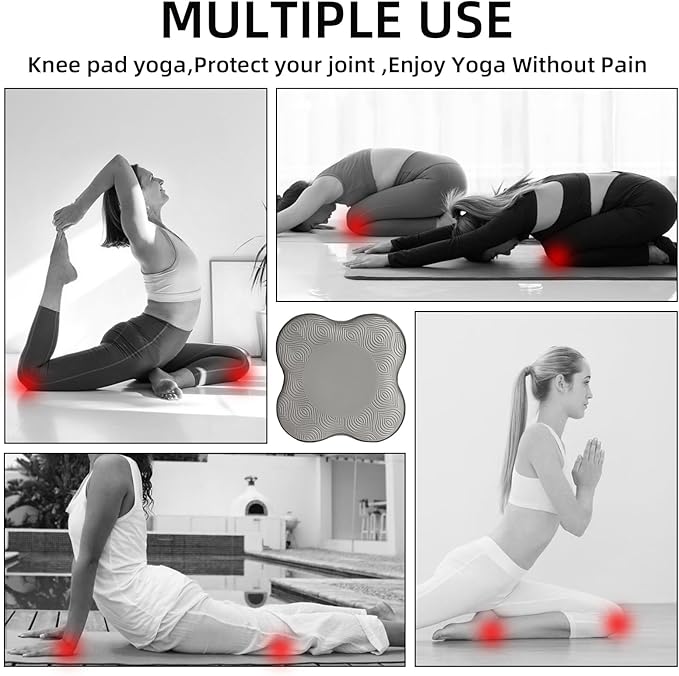 2 packs Yoga Knee Pad Mats Extra Thick for Knees Elbows Wrist Hands Head Foam Pilates Kneeling pad Yoga Knee Cushion Thick Exercise Pads for Knees Elbows Wrist Hands Head Foam Pilates Kneeling pad，Support Foam Pads for Women and Men