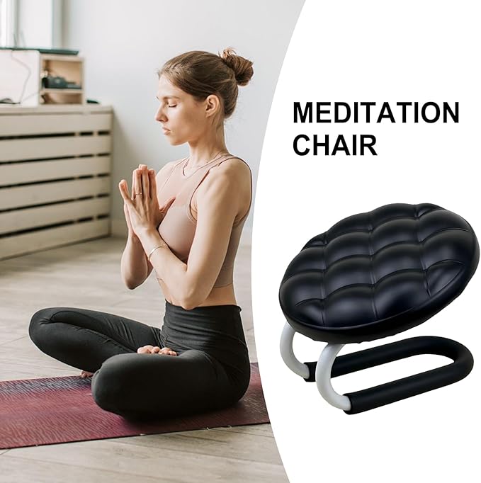 Kneeling Meditation Stool, Prayer Bench Versatile Portable Chair for Home Yoga Studio, Comfortable Prayer Bench for Daily Use