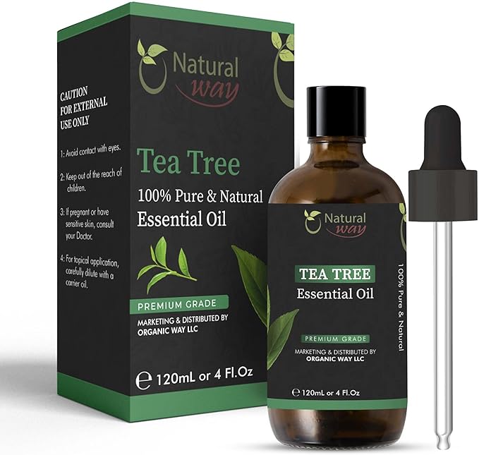 Essential Oil | Pure Aromatherapy Oil for Diffusers, Hair Growth, Skin, Scalp Care, Massage | Refreshing Hair Oil for Women & Men | Natural Essential Oil for Diffuser (Tea Tree)
