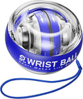 Wrist Trainer Ball Auto-Start Gyroscopic Forearm Exerciser Gyro Ball for Strengthen Arms, Fingers, Grip and Muscles
